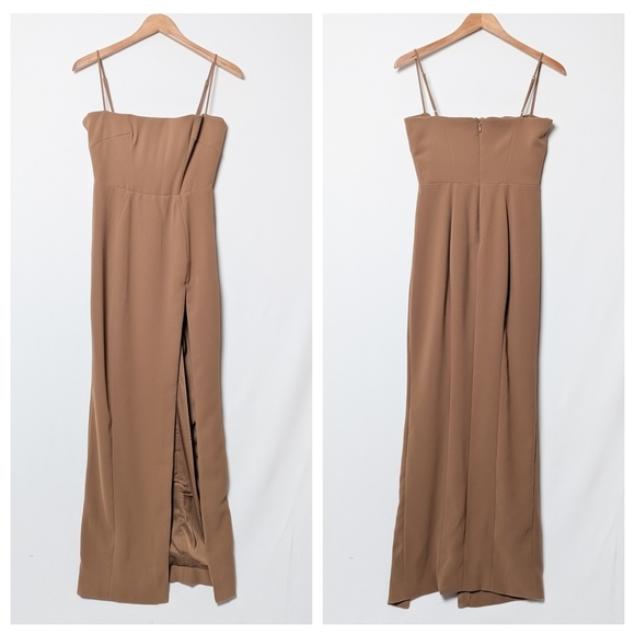 HOUSE OF CB Jaida Dress Toast M Medium - Picture 8 of 13